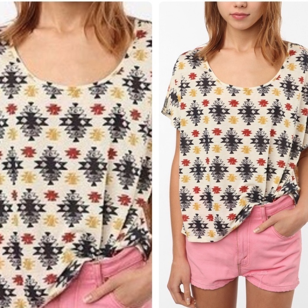 Urban Outfitters Upson Downes Print Top